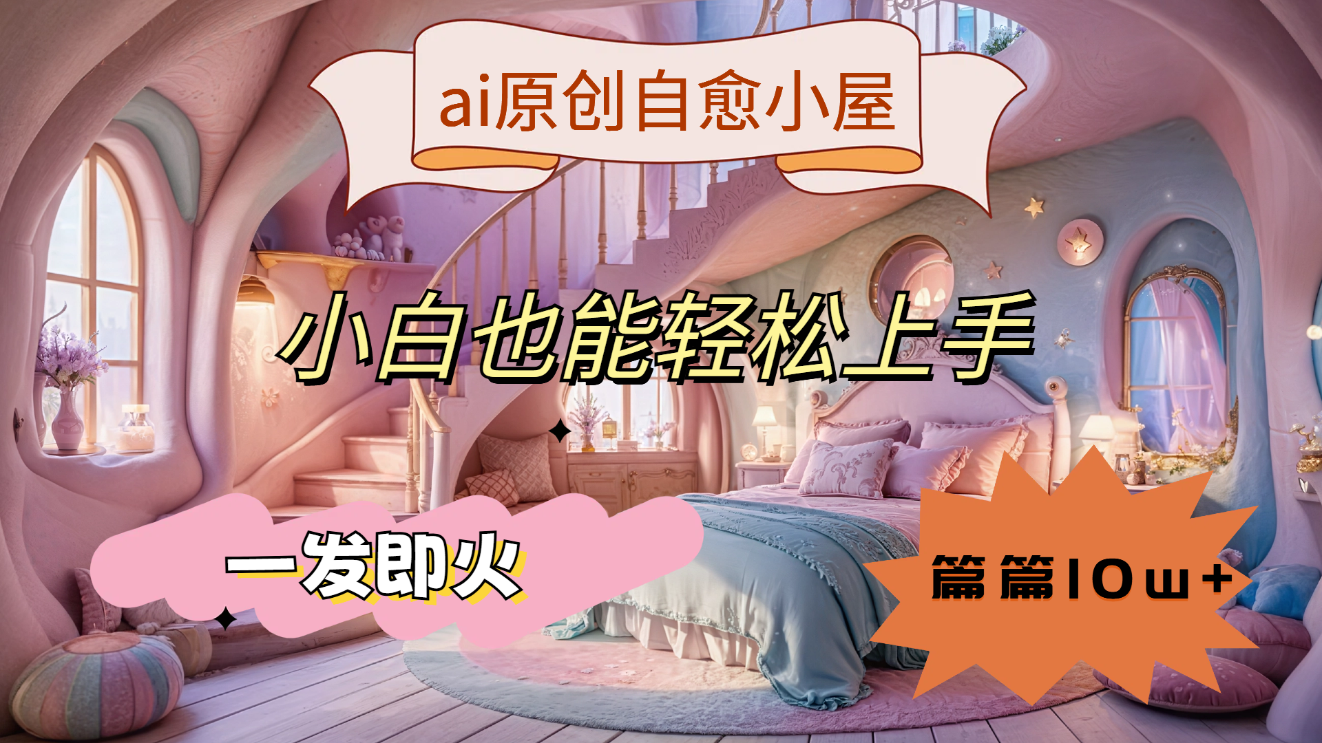 图片[1]祝创空间-网创项目资源站-副业项目-创业项目-搞钱项目ai原创治愈小屋，小白也能轻松上手，一发即火，篇篇10w+祝创空间-网创项目资源站-副业项目-创业项目-搞钱项目祝创空间