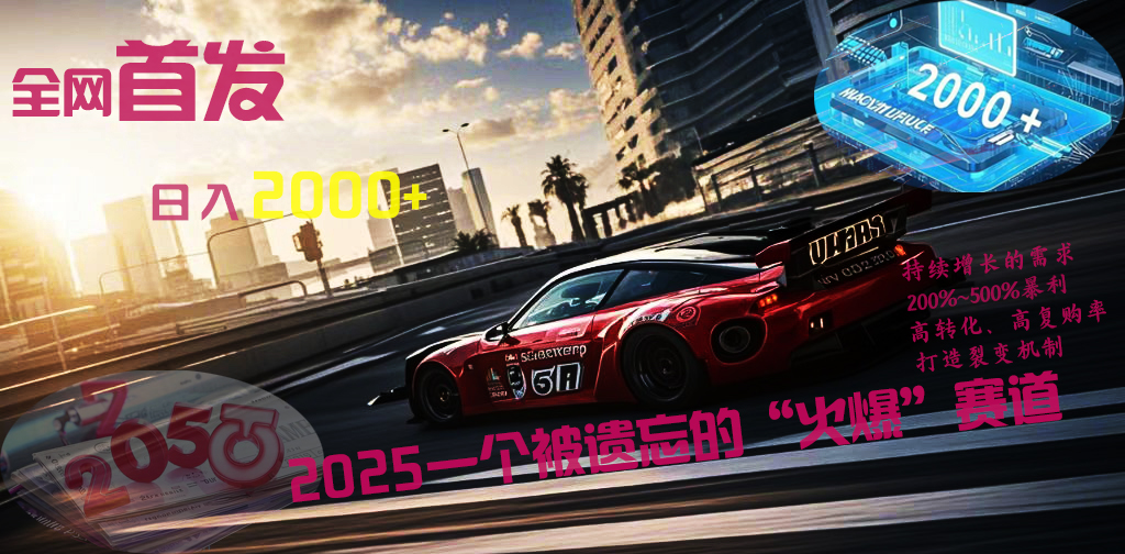 全网首发:2025一个被遗忘的“火爆”赛道轻松日入2000+祝创空间-网创项目资源站-副业项目-创业项目-搞钱项目祝创空间