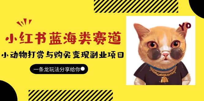 小红书蓝海类赛道:小动物打赏与购买变现副业项目,一条龙玩法分享给你祝创空间-网创项目资源站-副业项目-创业项目-搞钱项目祝创空间