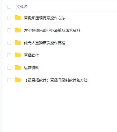 左小姐-直播带货俱乐部十三行、无人直播，全套教程附：工具、文档、话术资料祝创空间-网创项目资源站-副业项目-创业项目-搞钱项目祝创空间
