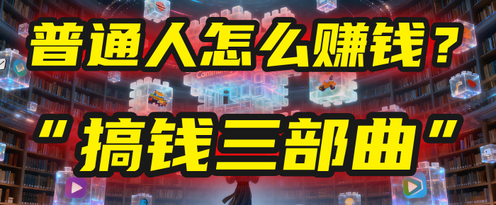 普通人怎么赚钱？2025年马哥揭秘“搞钱三部曲”：从抄作业，到自创武功，月入10万+！祝创空间-网创项目资源站-副业项目-创业项目-搞钱项目祝创空间