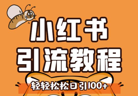 小红书运营引流全系列课程,每天引流100精准粉祝创空间-网创项目资源站-副业项目-创业项目-搞钱项目祝创空间