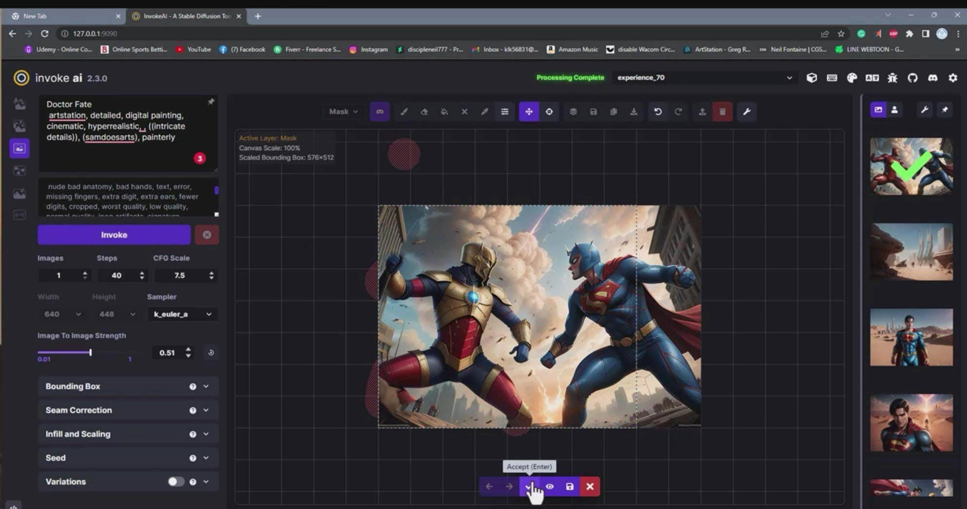 Invoke AI 绘画教程-零基础创作可以销售的完美插图-49节-中英字幕祝创空间-网创项目资源站-副业项目-创业项目-搞钱项目祝创空间