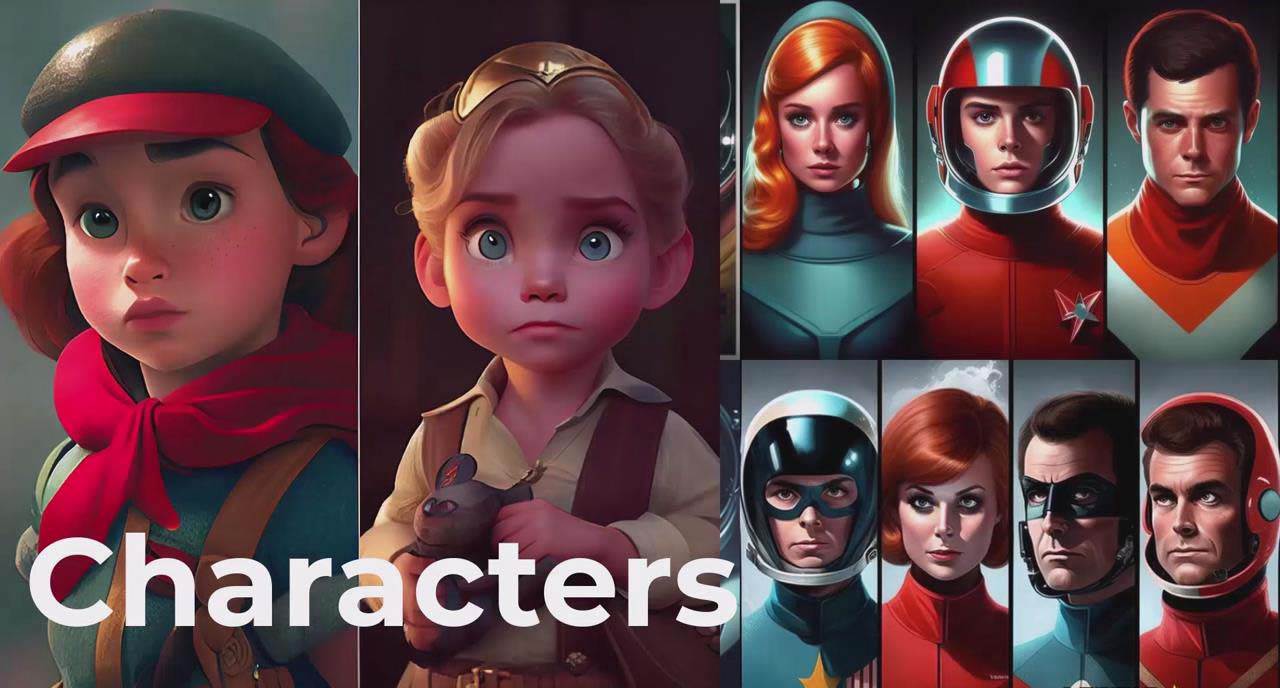 掌握 MidJourney V5 AI + ChatGPT创建一致的角色设计图像-22节课-中英字幕祝创空间-网创项目资源站-副业项目-创业项目-搞钱项目祝创空间