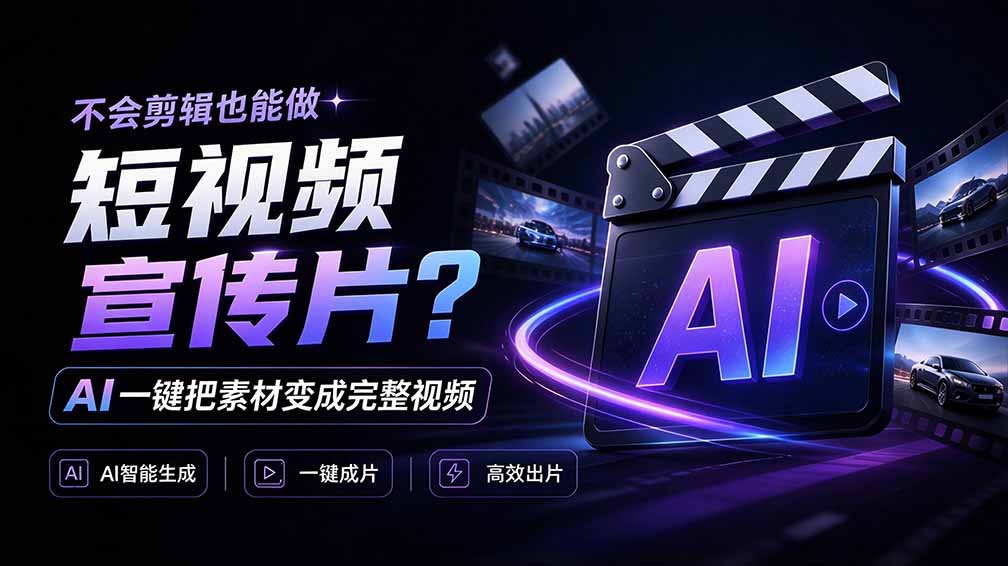 （21150期）我跪下来了！不会剪辑也能做短视频宣传片？ AI 一键把素材变成完整视频，真是神奇，OpenFilm 超省事