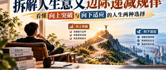 (21233期)付费文章:拆解人生意义边际递减规律,看懂向上突破与向下适应的人生两种选择