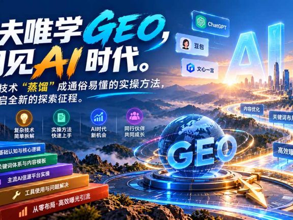 （21257期）跟夫唯学GEO-更新1030，洞见AI时代。把复杂技术 “蒸馏” 成通俗易懂的实操方法，一起开启全新的探索征程